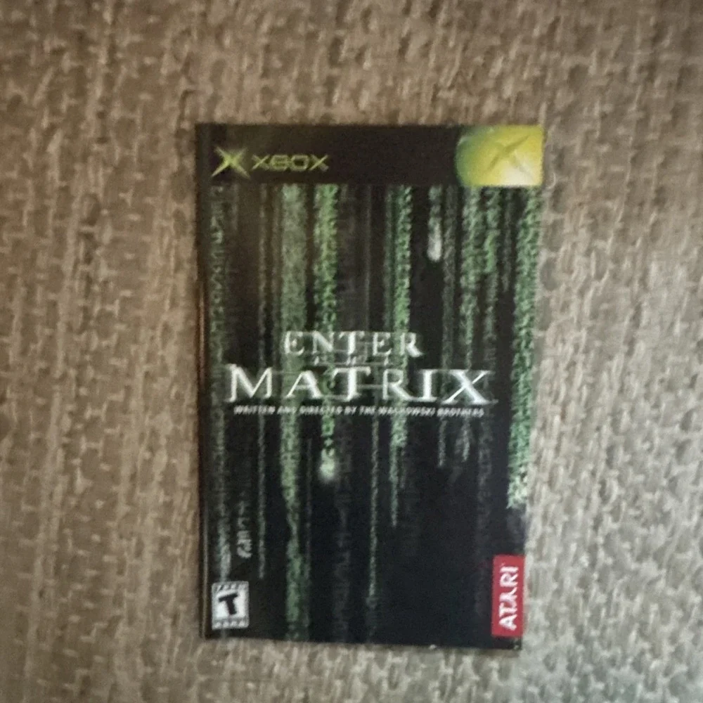 Enter the Matrix Original OG Microsoft Xbox 2003 Video Game CIB Excellent Shape